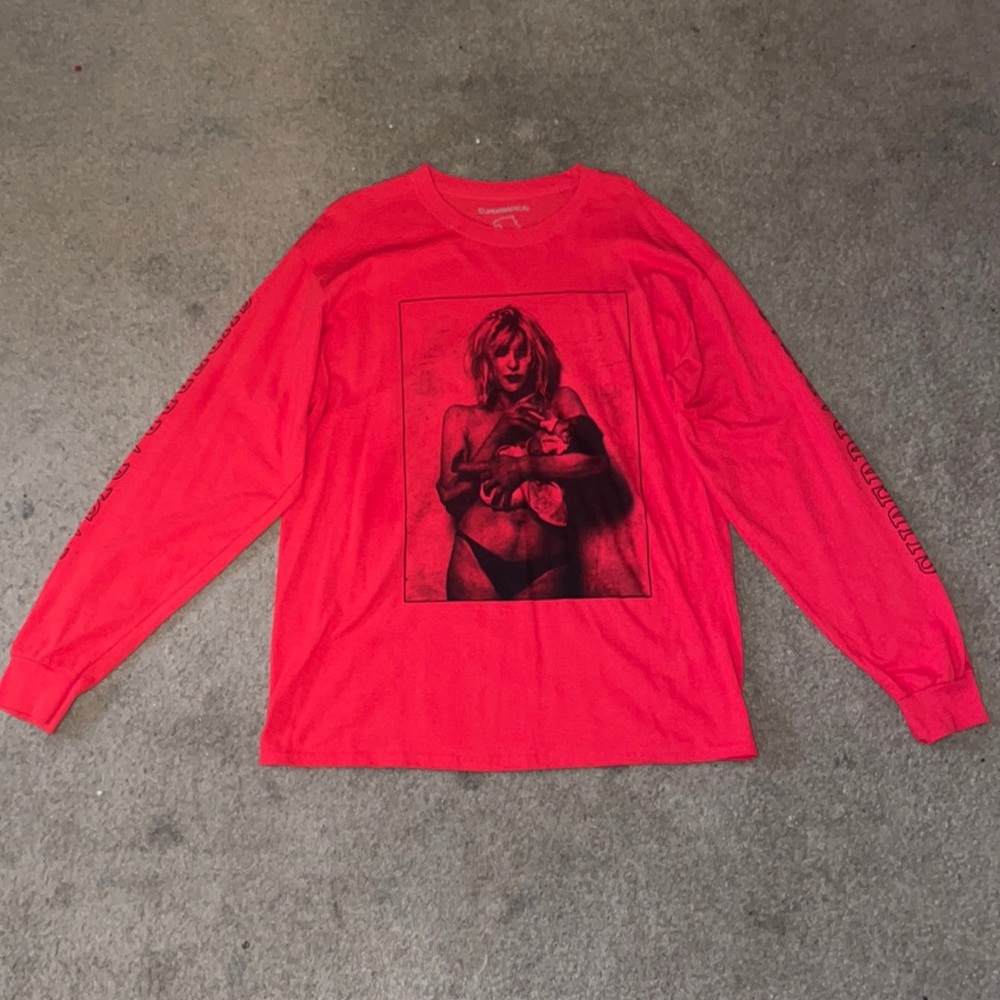 Superrradical Courtney Love long sleeve shirt